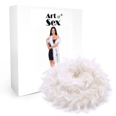 Боа з пір&rsquo;я Art of Sex, довжина 2 метри, колір білий