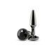 Анальна пробка NS Novelties Rear Assets - Tapered - Small - Gunmetal - Black