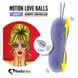 Вагінальні кульки з масажем і вібрацією FeelzToys Motion Love Balls Jivy з пультом дистанційного керування, 7 режимів