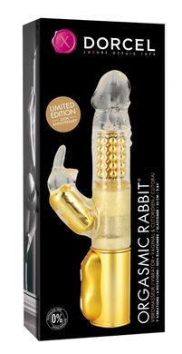 Вібратор-кролик Dorcel Orgasmic Rabbit Gold з перловим масажем