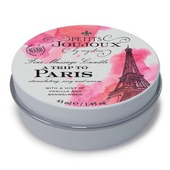 Масажна свічка Petits Joujoux - Paris - Vanilla and Sandalwood (43 мл) з афродизіаками, Париж - ваніль і сандал