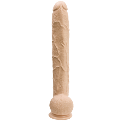 Фалоімітатор Doc Johnson Dick Rambone Cock White, діаметр 6 см, довжина 42 см, ПВХ