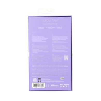 Розкішний вібратор Pillow Talk Sassy Purple Special Edition, Сваровскі, пов’язка на очі+гра, 12,8 см