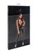 Комбінезон Noir Handmade F298 Libido Deep-V catsuit with collar and pearl chain - XL