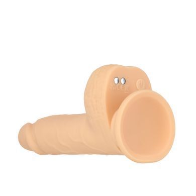 Фалоімітатор-пульсатор Naked Addiction 6.5&Prime; Thrusting Dong With Remote, рухи вперед-назад, пульт ДК