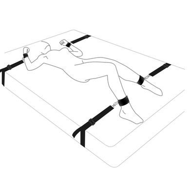 Растяжка на кровать BDSM No pain - No game