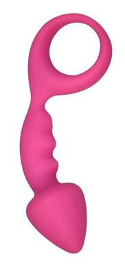 Анальна пробка Adrien Lastic Budy Pink із стимулюючою ніжкою, макс. діаметр 2,5 см
