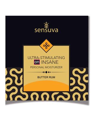 Пробник Sensuva - Ultra-Stimulating On Insane Butter Rum (6 мл), стимулирующая, "Сливочный ром"