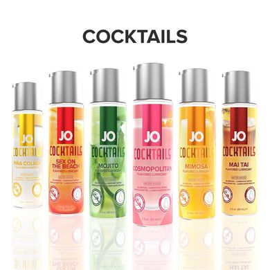 Лубрикант на водной основе System JO Cocktails — Cosmopolitan без сахара, растительный глицерин (60 мл), коктейль «Космополитен»