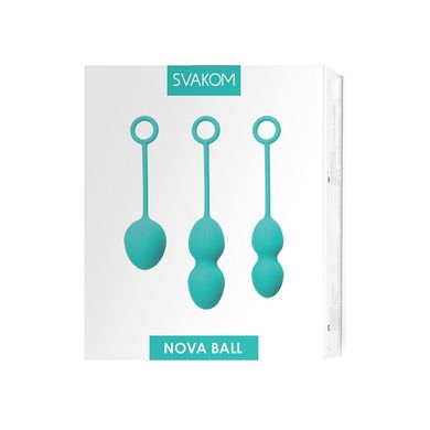 Набор вагинальных шариков со смещенным центром тяжести Svakom Nova Green