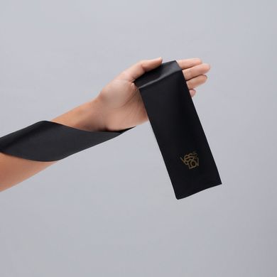 Сатинова пов&rsquo;язка-стрічка на очі YESforLOV BLACK SATIN BLINDFOLD, підходить для зв&rsquo;язування