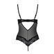 Боді з відкритими грудьми NORTH BODY black L/XL - Passion Exclusive