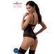 Боді з відкритими грудьми NORTH BODY black L/XL - Passion Exclusive