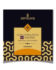 Пробник Sensuva - Ultra-Stimulating On Insane Cinnabun (6 мл), стимулююча, "Булочка з корицею"