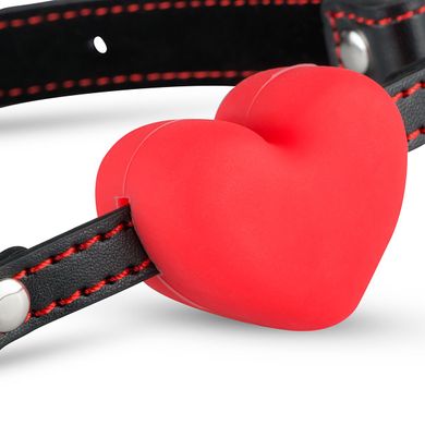 Силиконовый кляп в виде сердца Whipped - Heart Ball Gag