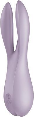 Кліторальний вібратор Satisfyer Threesome 2 Violet, 3 гнучкі пальчики, 3 мотори