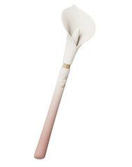 Розкішний вібромасажер Zalo &ndash; Calla Blossom Pink, двосторонній, 2 мотори