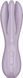 Кліторальний вібратор Satisfyer Threesome 2 Violet, 3 гнучкі пальчики, 3 мотори