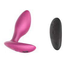 Анальна смарт-вібропробка We-Vibe Ditto+ Cosmic Pink, 10 режимів, пульт ДК