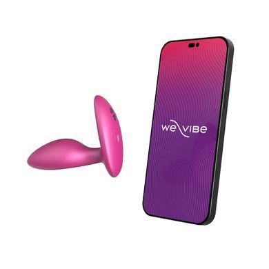 Анальна смарт-вібропробка We-Vibe Ditto+ Cosmic Pink, 10 режимів, пульт ДК