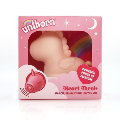 Вібратор-єдиноріжка Unihorn &ndash; Heart Throb, з пульсацією