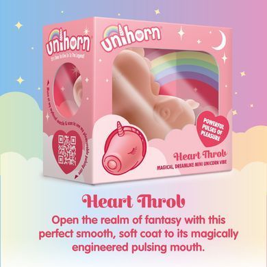 Вібратор-єдиноріжка Unihorn &ndash; Heart Throb, з пульсацією