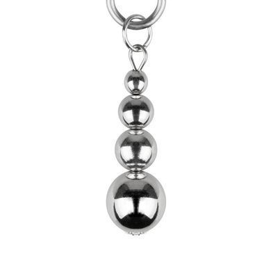 Затискачі для сосків Bedroom Fantasies: Nipple Clamps with Beaded Chain - Silver