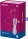 Кліторальний вібратор Satisfyer Threesome 2 Violet, 3 гнучкі пальчики, 3 мотори