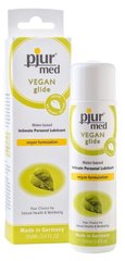 Лубрикант на водній основі pjur MED Vegan glide 100 мл — тільки веганські інгредієнти