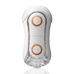 Мастурбатор Tenga FLIP ORB &mdash; Orange Crash, з можливістю зміни тиску та стимулювальними кульками всередині