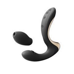 Вібратор-пульсатор з вакуумною насадкою Zalo &ndash; Talis G-Spot PulseWave Vibrator Obsidian Black
