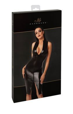 Сукня Noir Handmade F337 Powerwetlook midi dress - L