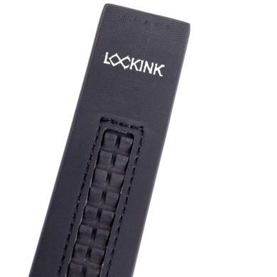 Фіксатор-розпірка LOCKINK Adjustable Spreader Bar Set, чорний, шкіряний, ремені для шиї, рук/ніг