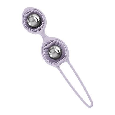 Вагінальні кульки Fun Factory SMARTBALLS DUO Purple, 2 шт, діаметр 3,2 та 3,6 см