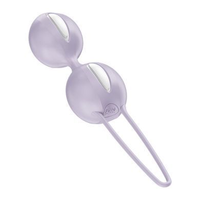 Вагінальні кульки Fun Factory SMARTBALLS DUO Purple, 2 шт, діаметр 3,2 та 3,6 см