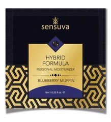 Пробник густой смазки Sensuva - Ultra-Thick Hybrid Formula Blueberry Muffin (6 мл), гибридная формула, "Черничный кекс"