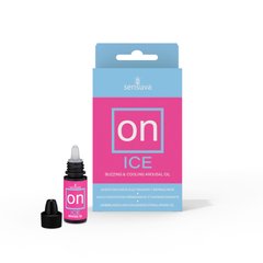 Збудливі краплі для клітора Sensuva - ON Arousal Oil for Her Ice (5 мл) охолоджуючі, до 30 хвилин