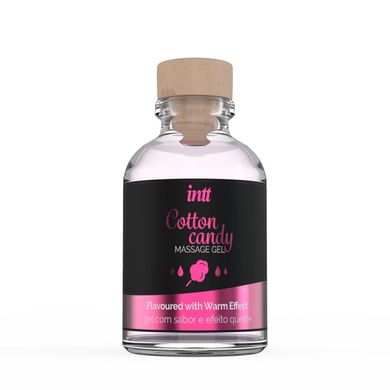 Масажний гель для інтимних зон Intt Cotton Candy (30 мл) розігріваючий, солодка вата