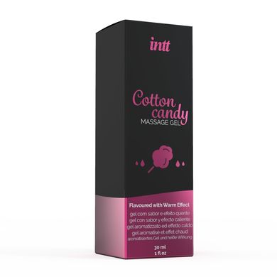 Масажний гель для інтимних зон Intt Cotton Candy (30 мл) розігріваючий, солодка вата