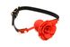 Кляп Master Series Blossom Silicone Rose Gag - Red