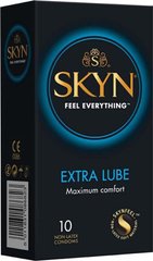 SKYN Extra Lube безлатексні з великою кількістю змазки (10 шт в упаковці)