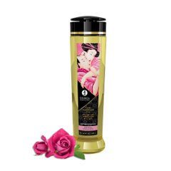 Масажна олія Shunga Aphrodisia – Roses (240 мл) натуральна зволожувальна, троянда