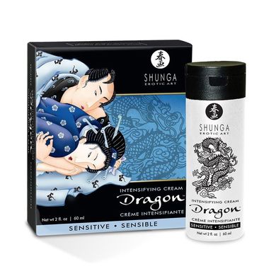 Стимулюючий крем для пар Shunga SHUNGA Dragon Cream SENSITIVE (60 мл) ніжніший ефект