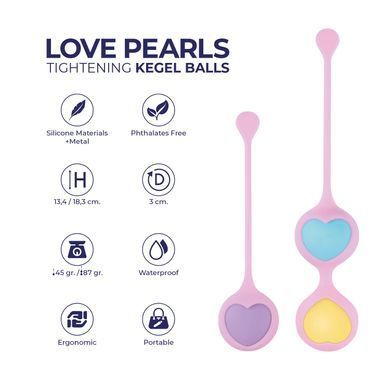 Вагінальні кульки Wooomy Love Pearls