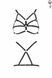 Бюстгальтер-стрепи ARMANDA BRA black L/XL - Passion Exclusive