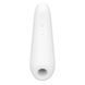 Вакуумний кліторальний стимулятор Satisfyer Curvy 1+ White з керуванням через інтернет