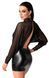 Сукня Noir Handmade F348 Powerwetlook and tulle dress - 3XL
