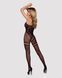 Бодістокінг Obsessive Bodystocking F213 XL/XXL, імитація кружевного боді и резинки для панчох