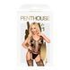 Бодістокінг з імітацією корсета та пояса для панчох Penthouse - Love Bud Black XL