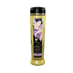 Масажна олія Shunga Sensation – Lavender (240 мл) натуральна зволожувальна, лаванда